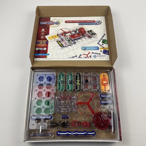 ELENCO Snap Circuits Jr. 100 Experiments Electronics Discovery Kit - Picture 3 of 10
